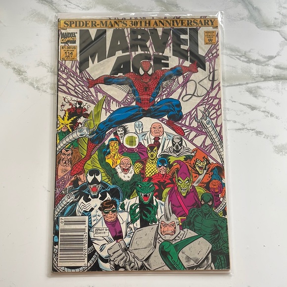 Spider-Man 30th Anniversary Marvel Age #114 Marvel Comics - Picture 1 of 4